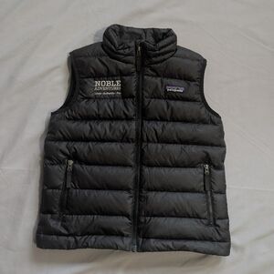 Patagonia Kids Black Down Puffer Vest
